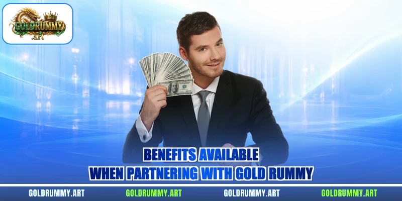 Benefits available when partnering with Gold Rummy