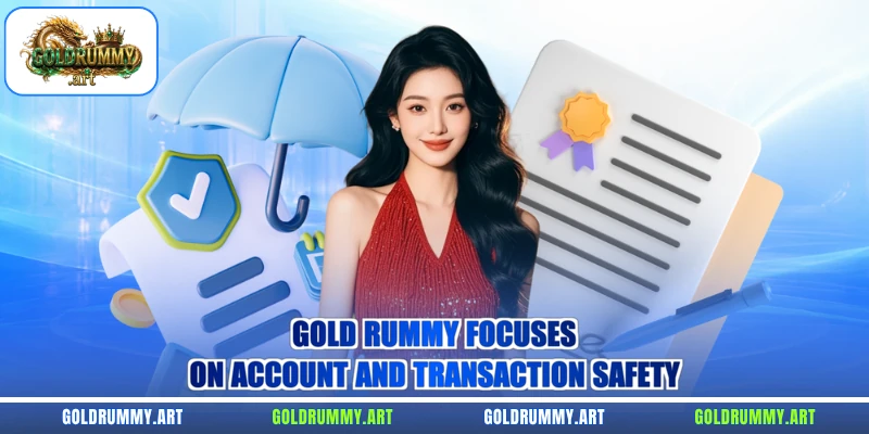 Gold Rummy focuses on account and transaction safety