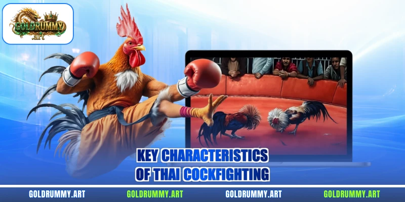 Key characteristics of Thai cockfighting
