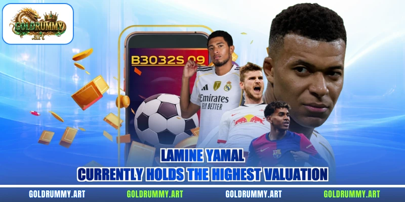 Lamine Yamal currently holds the highest valuation