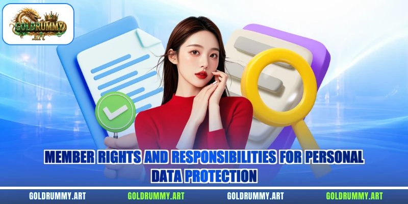Member rights and responsibilities for personal-data protection