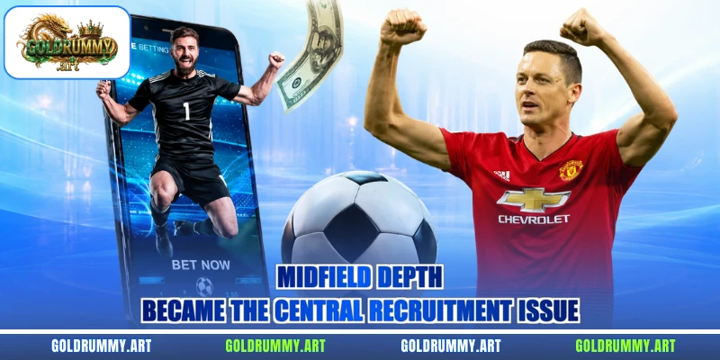Midfield depth became the central recruitment issue