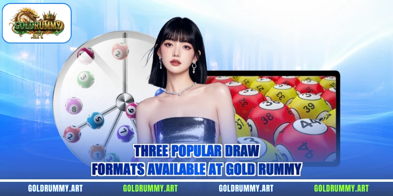 Three popular draw formats available at Gold Rummy